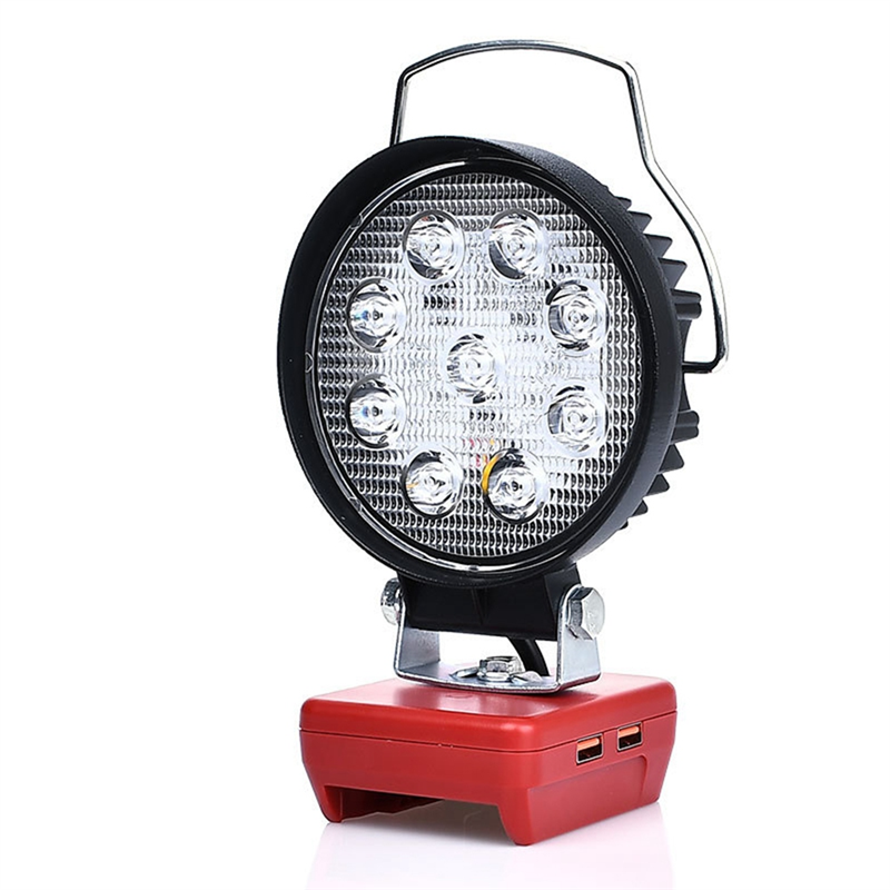 NAMUNY For 18V/20V Li-Ion Battery LED Work Light 4Inch Flashlight Portable Emergency Flood Lamp Camping Lamp