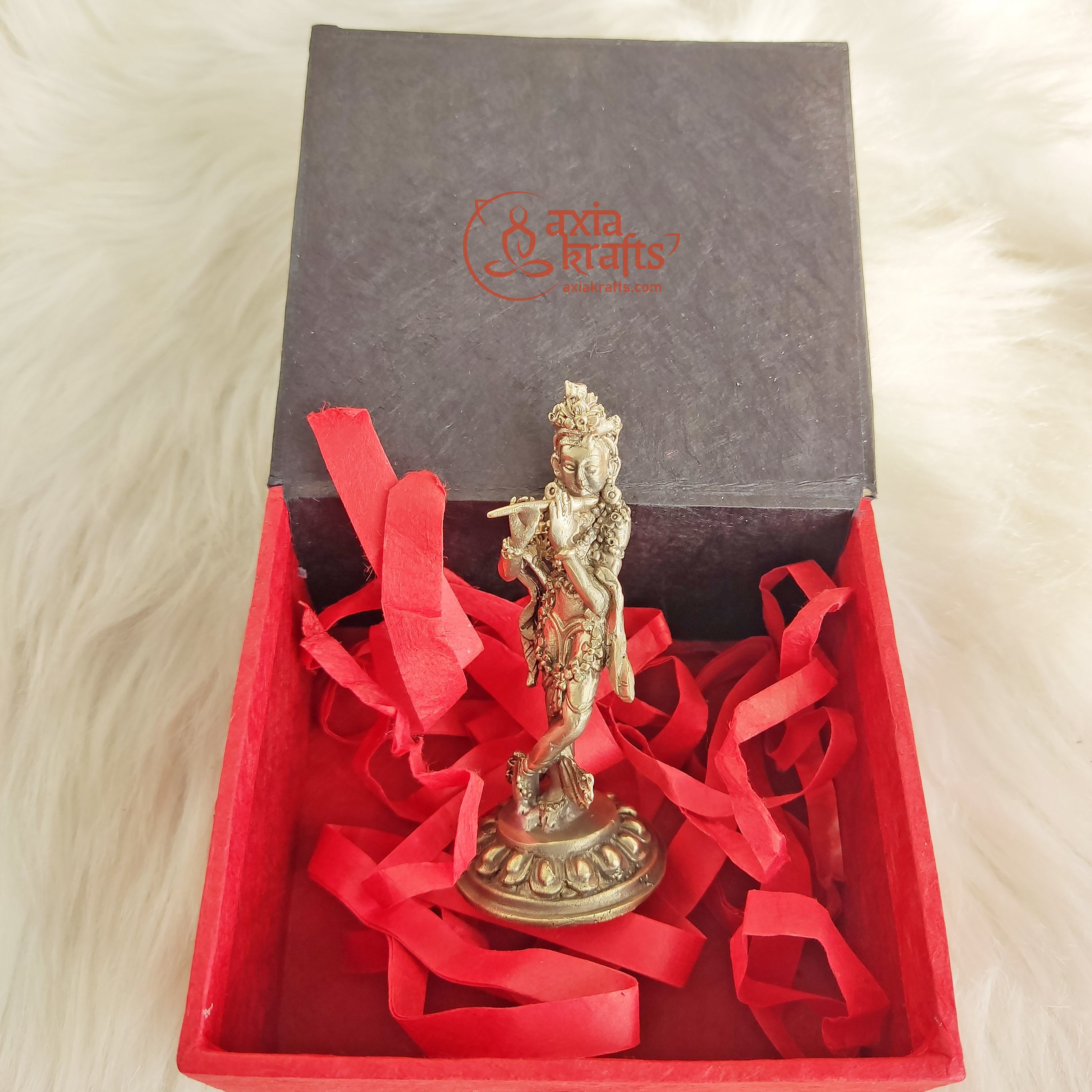 Axia Krafts Premium Little Krishna Ji 4 inch | Premium Gifts