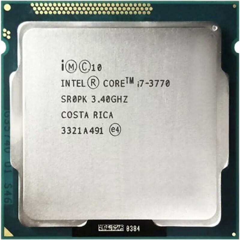 Intel® Core™ i7-3770 Processor 8M Cache, up to 3.90 GHz
