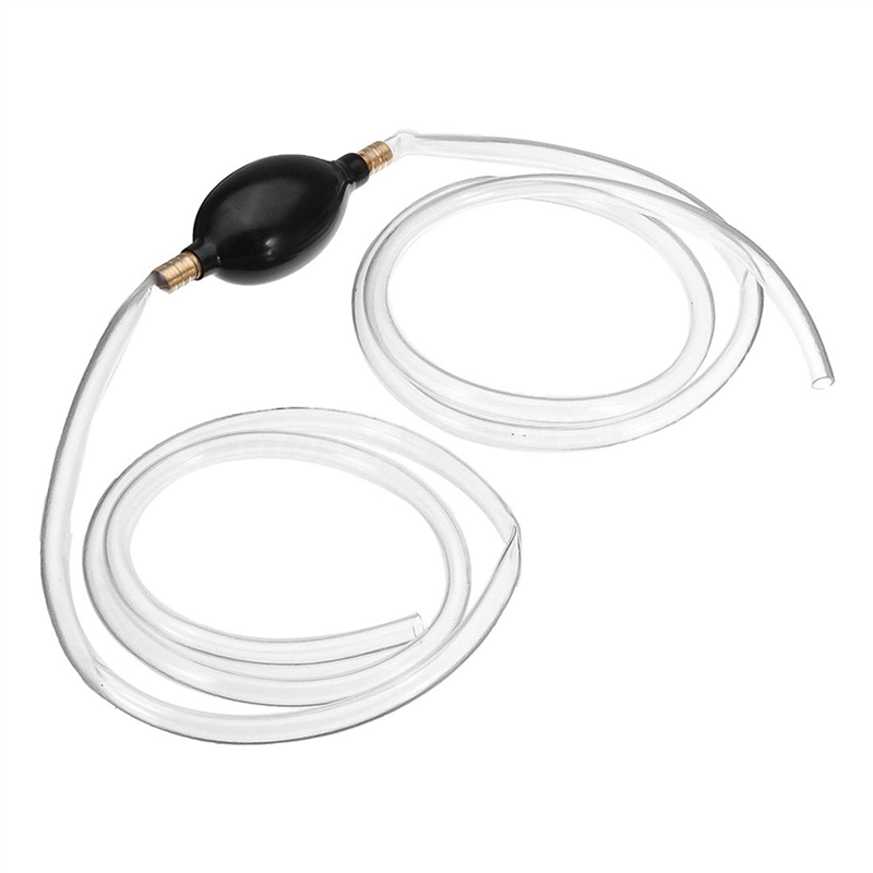 2X Plumber'S Hand Siphon Fuel Gas Crude Oil Water Liquid Pool Fish Tank Kit