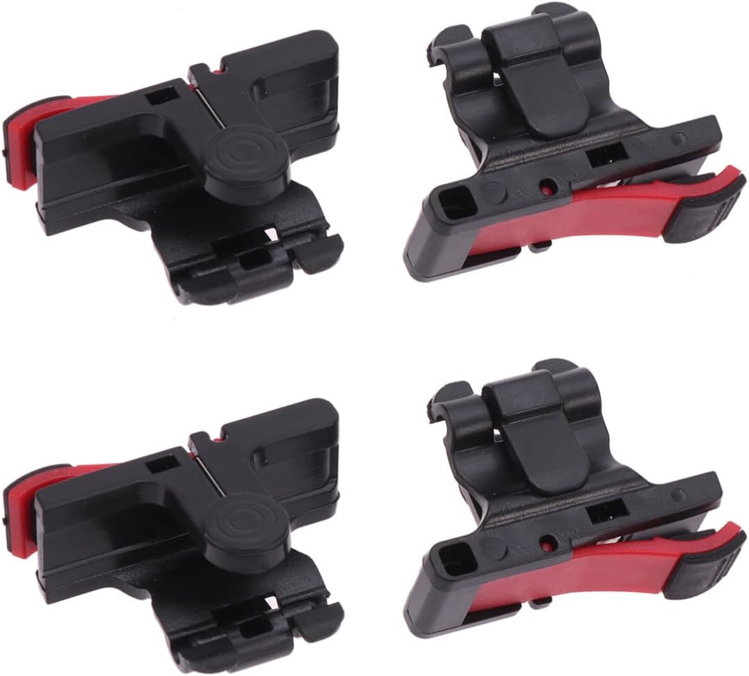 4pcs Mobile Game Controller Phone Trigger Buttons for Gaming Easy to Install Key Joystick for Enhanced Gameplay Black and