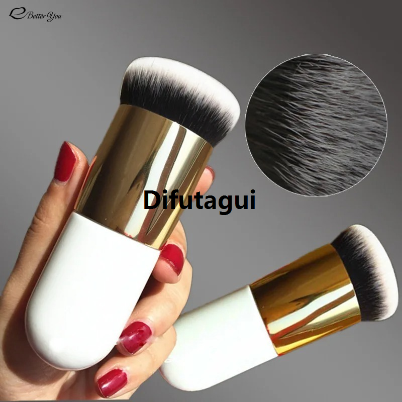 Difutagui 1 PC Small Fat Pier Makeup Brush Soft Portable Foundation BB Cream Original Brush Cosmetic Tool Professional Facial Maquiagem Tools
