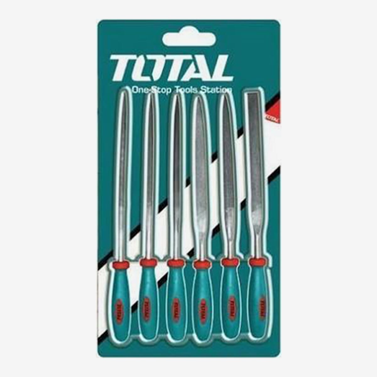 TOTAL 6 Pcs File Set Heavy Duty THT91462