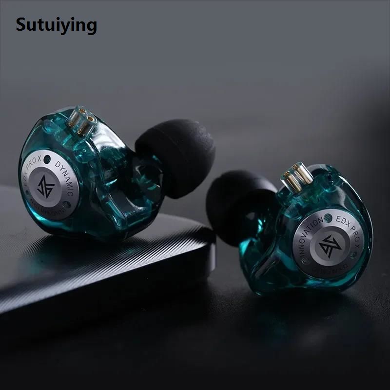 Sutuiying KZ EDX PRO X Dynamic Drive Earphone HIFI Bass Earbud DJ Sport Music Fashion Cancelling Headsets 2PIN Cable KZ ZSTX ZSN PRO X EDC EDA ZVX