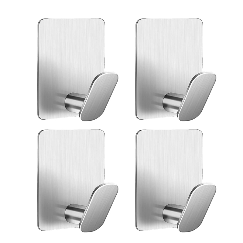 No Punching Stainless Steel Hook Stainless Steel Hook Kitchen Bathroom Toilet Hook Coat Hook Towel Hook