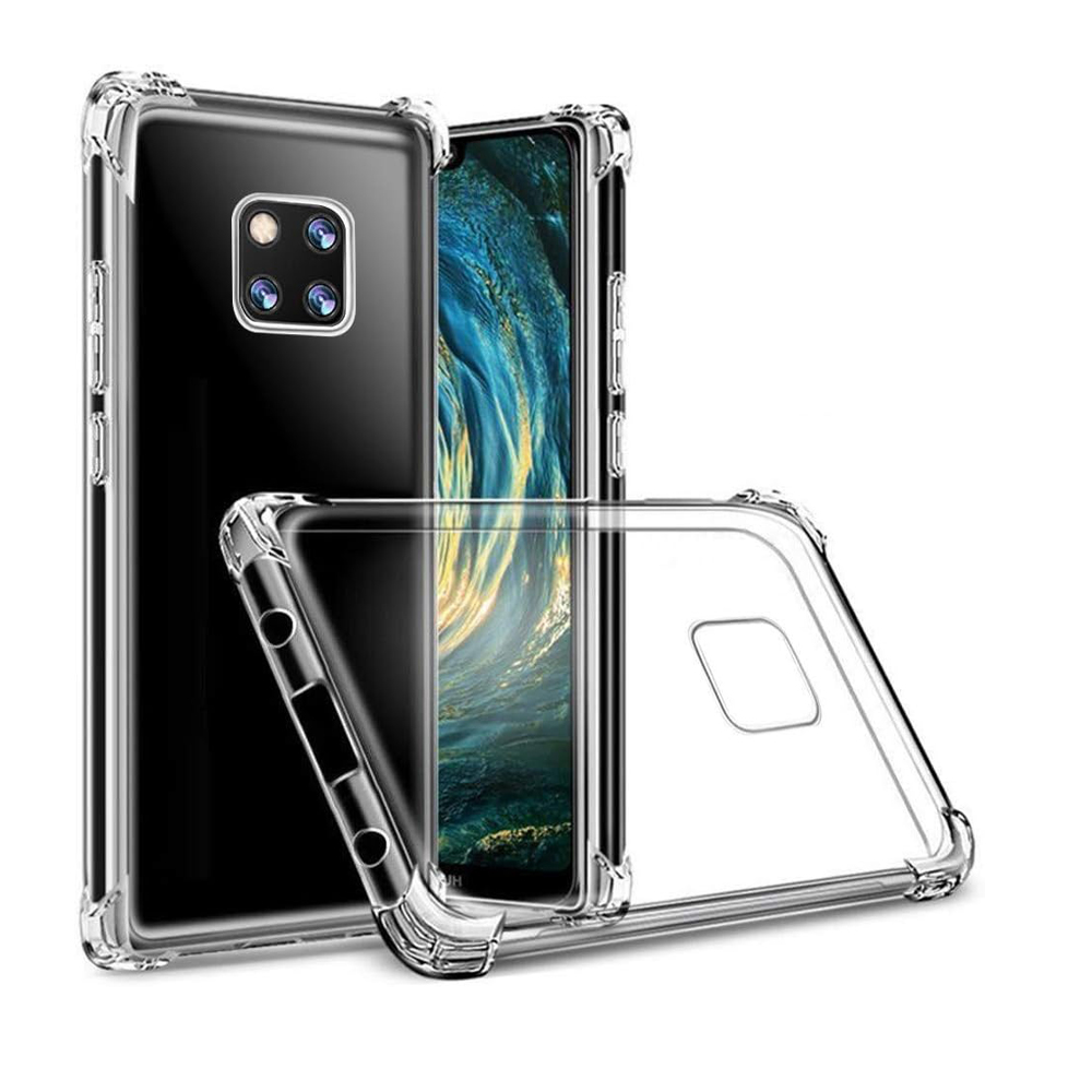Clear case for Huawei Mate 20 Pro - Transparent Soft Shockproof Airbag Crystal Back Cover