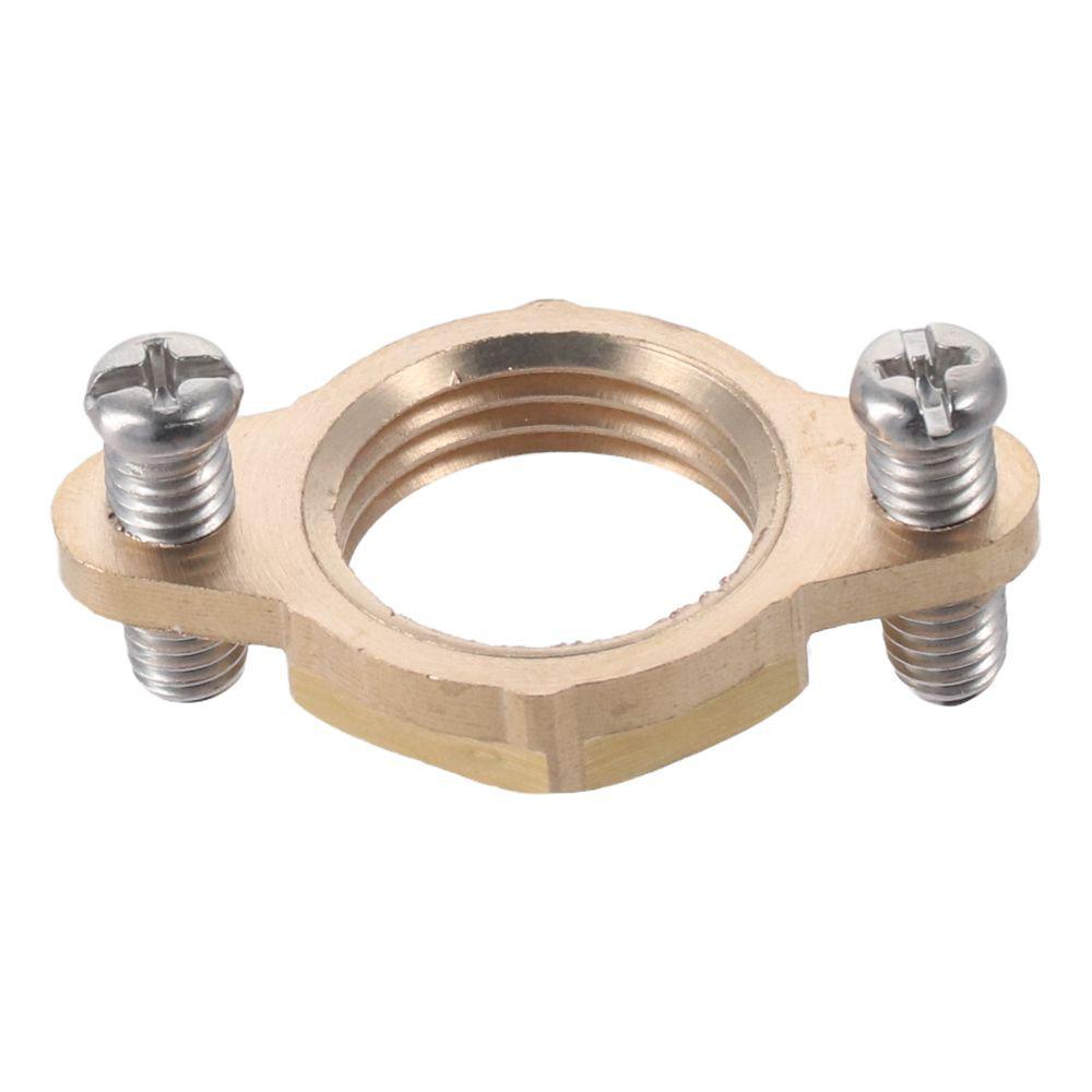 1Set Durable Brass Faucet Fixing Tool Set Antiloosing Mounting Nut Kit Circlip Washer Lock Nut Cap Fastening Faucet Repair Kit Kitchen