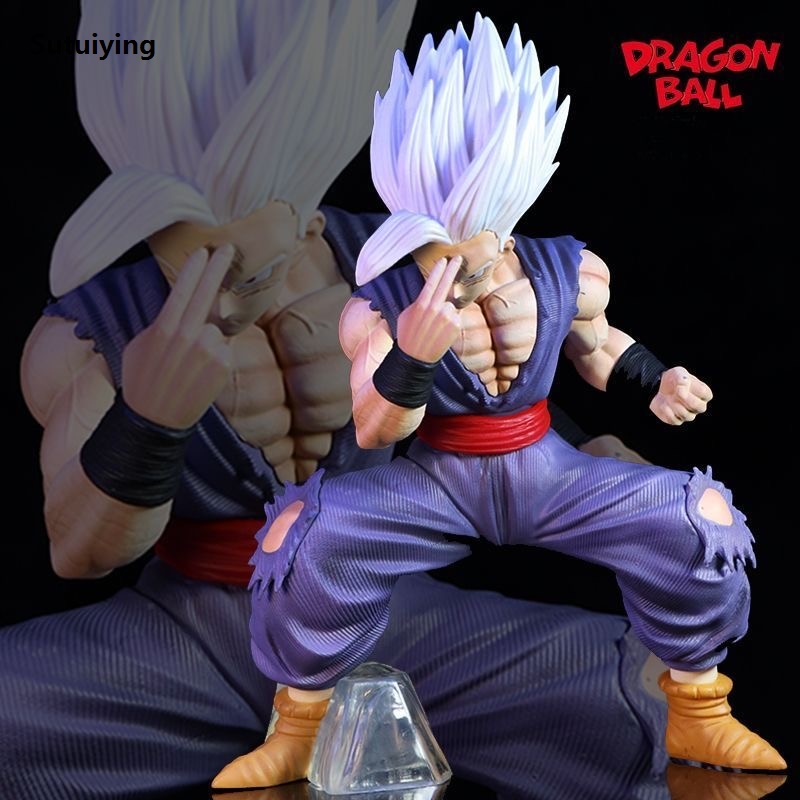 Sutuiying 17cm Gohan Action Figure Dragon Ball Z Figures GK Statue PVC Anime Original Figures Super Saiyan Gohan Model Children Dolls Gifts Toys