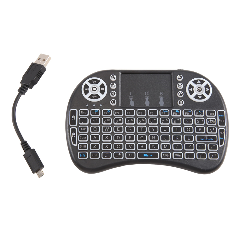 I8 Wireless Keyboard 2.4G Wireless Keyboard and Mouse, for Laptop TV BOX Touchpad USB Remote