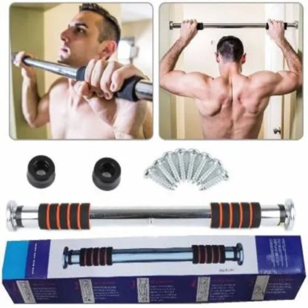 Pull Up/Chin Up Bar/Rod Heavy Duty Adjustable Doorway Mounting For Home, Gym Fitness Exercise For Men And Women (model 2)
