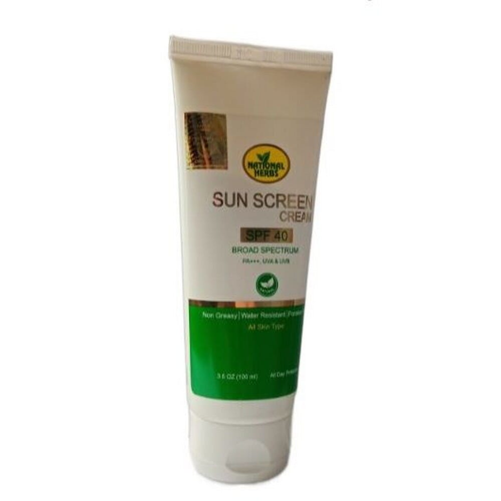 Sun Block SPF 40 +++ 100ML For Healthy Skin National Herb