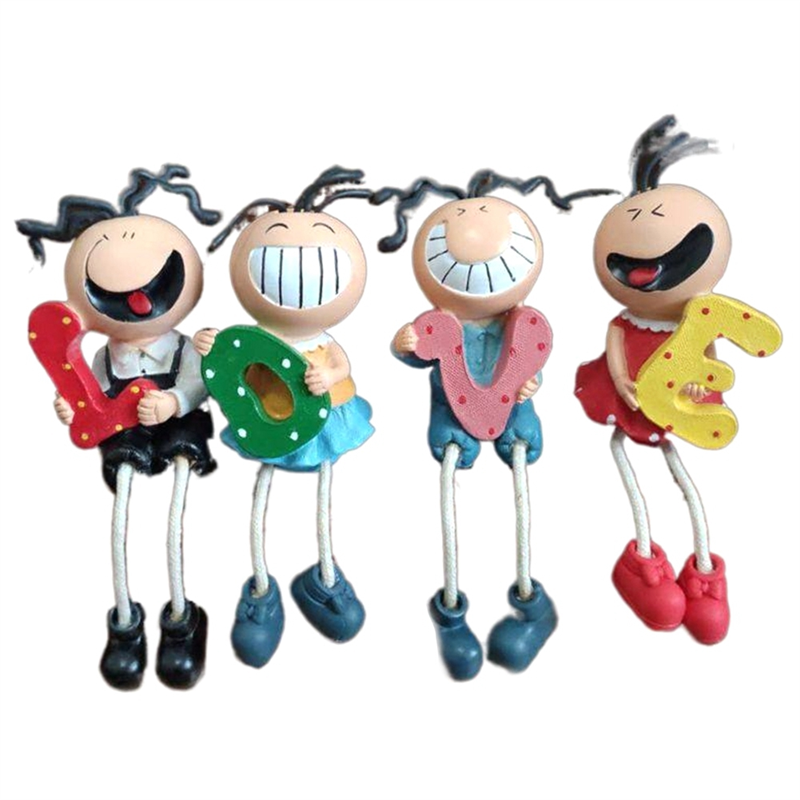 Long Leg Dolls Sculptures Collectible Dangling Figurine Resin Decorative Ornament