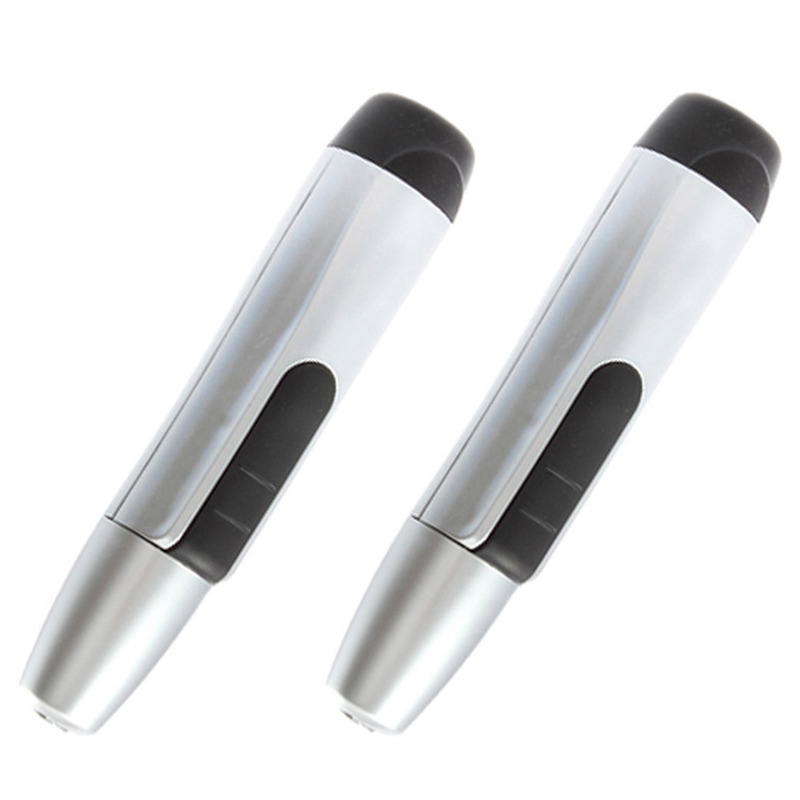 2X Travel Electric Wet/Dry Nose Ear Face Hair Personal Trimmer Groomer Shaver Clipper Cleaner Remover Tool Set