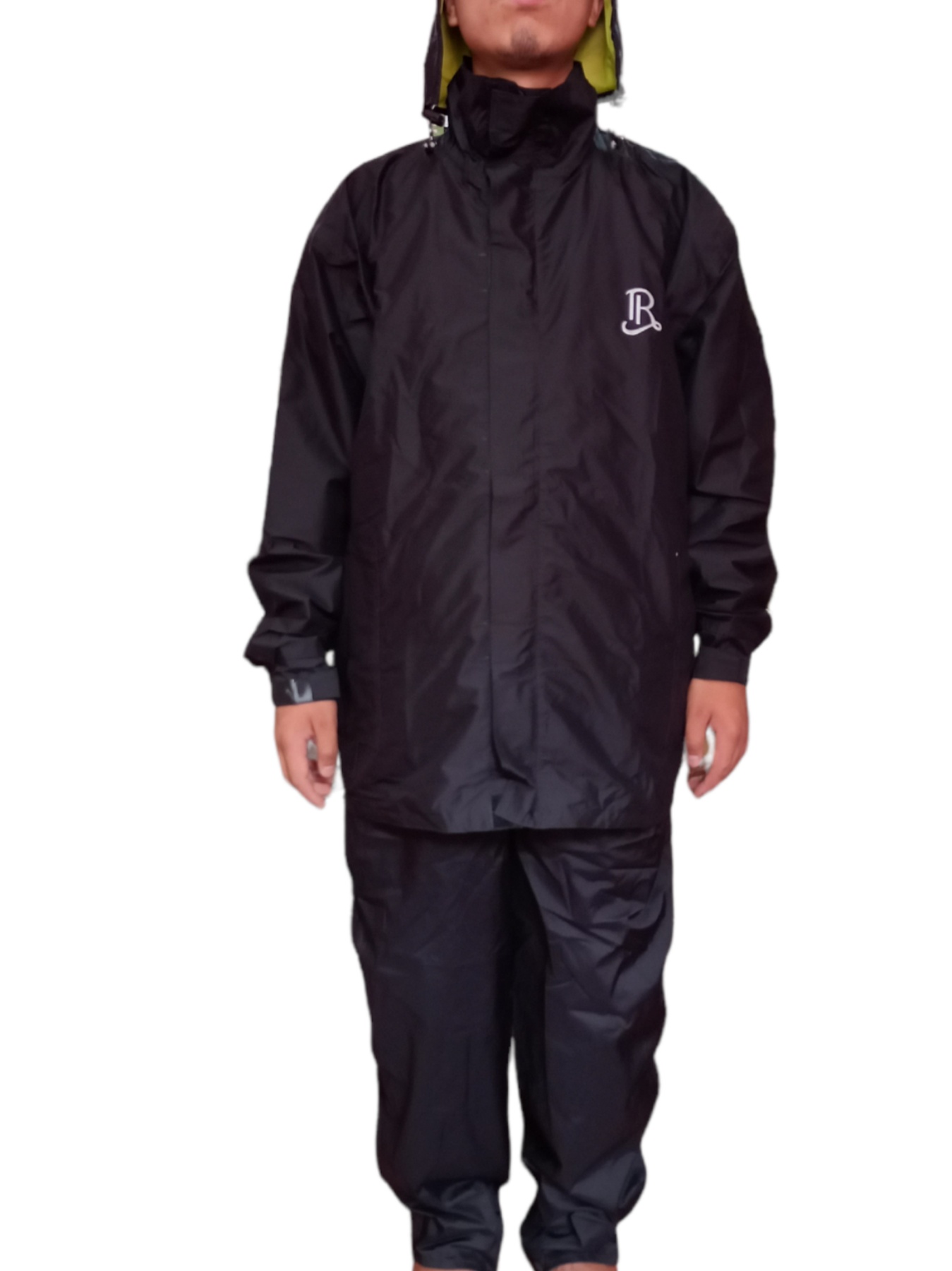 TR Brand Double Layer Full Waterproof Raincoat and Rainpant with Bag