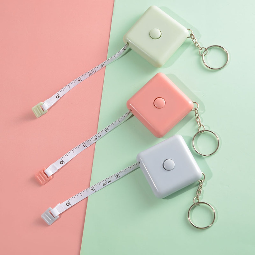 Automatic Mini Metric Soft Tape Measuring Tool Film Meter Ruler Tape Measure Measurements Tape Measuring Ruler