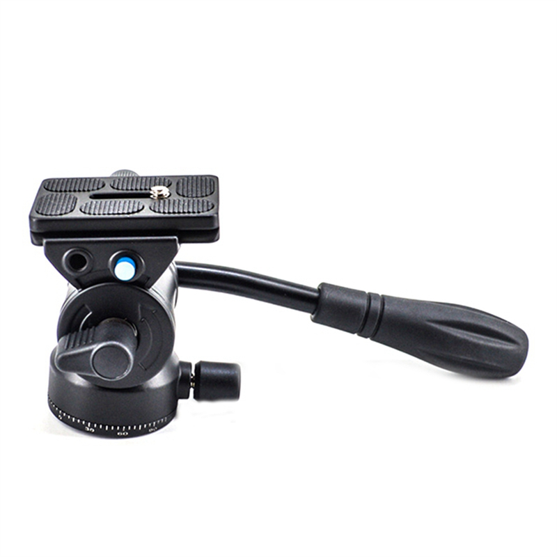 Mini Panoramic Tripod Camera Heads Hydraulic Fluid Video Damping Metal for Tripod Monopod Camera Holder Stand