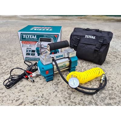 2 Cylinder Portable Air Compressor With Bag Total Brand