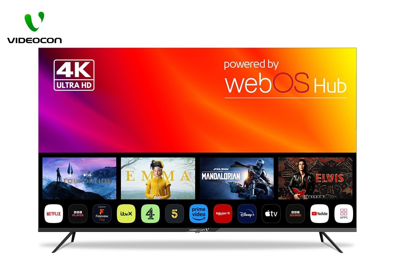 Videocon 50 inch Ultra HD 4K LED Smart WebOS TV with Magic Remote Bezel Less