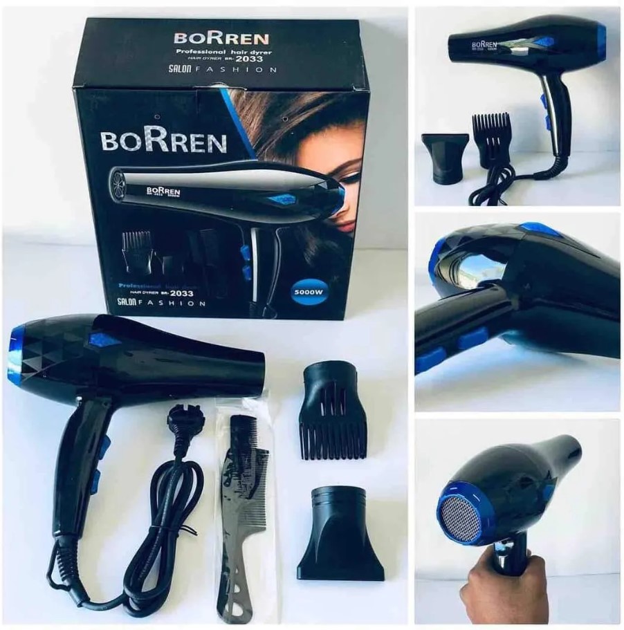 Borren Professional Hair Dryer With Diffuser - Smart Gallery