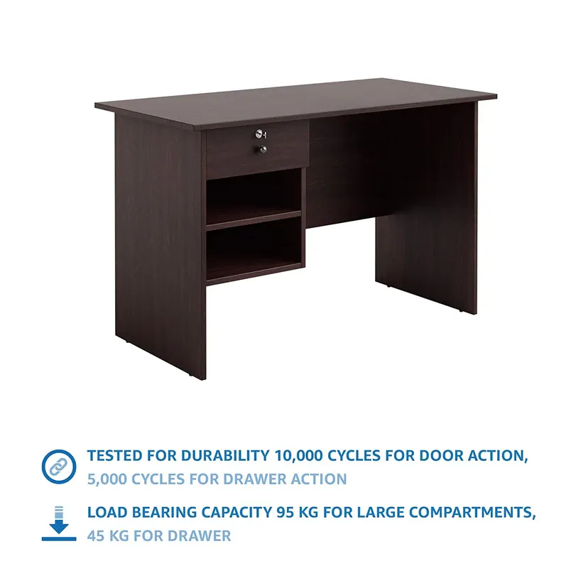 Kamakhya Decor MDF Study Table (brown Finish)