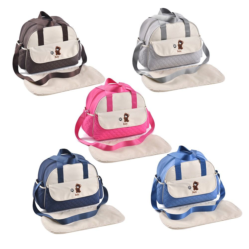 Waterproof Creative Cartoon Mommy Bag Large Capacity Lightweight Mommy Crossbody Bag Practical Hand-held Portable Diaper Bag Daily Use