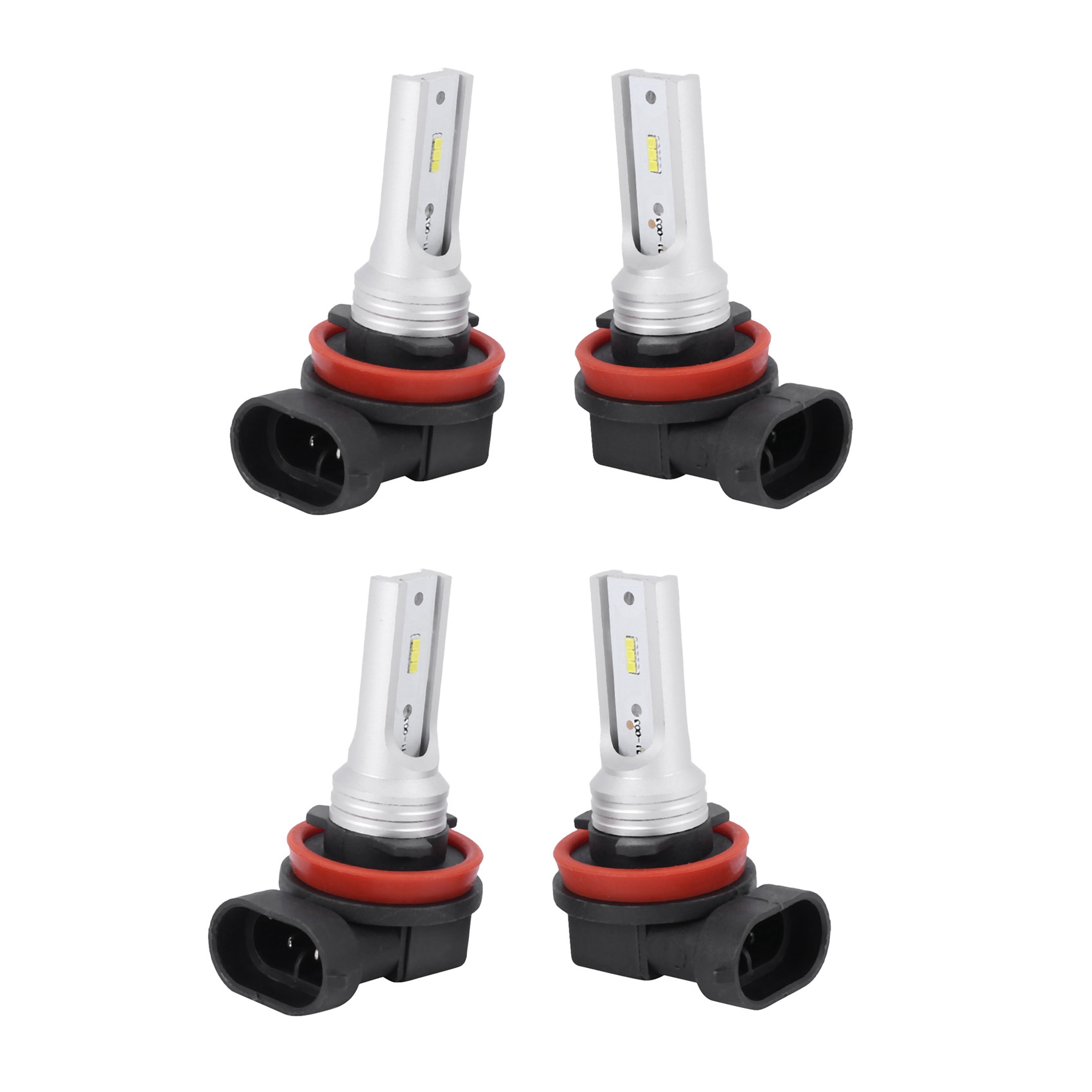 fasdaga H8 H11 H16 Led Fog Light Bulb, H16 Led Fog Lamp High Power Csp-Y11, Cool White 6500K (Pack of 4)