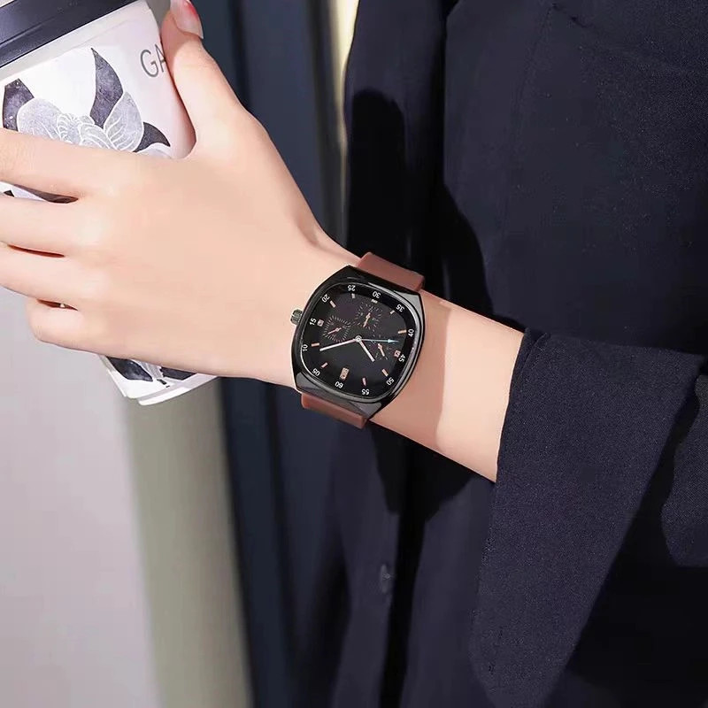 【Folio & Light】[ Official Store ] Barrel New Harbor Style for and Women, Versatile Fashionable Temperament Smart College Style Wristwatch [Top-notch quality]
