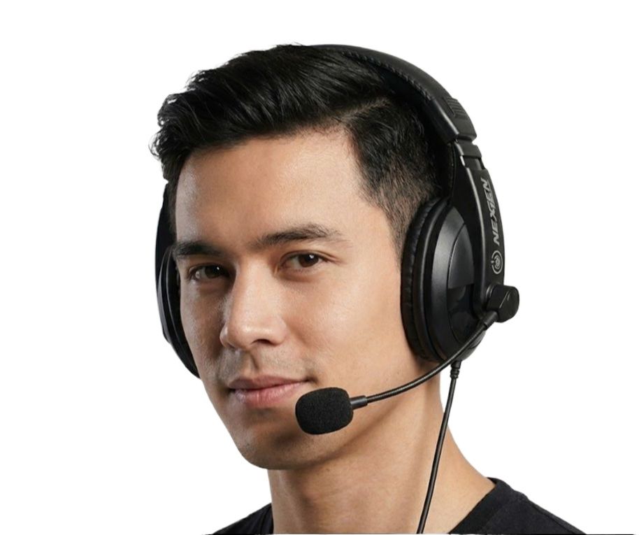 NexGen H5 Headset For Education Purposes IELTS | TOEFL | PTE and IBT Verified Headphone Dual 3.5mm Jack Black