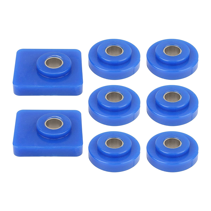 NAMUNY For 379 Hood Hinge Pivot Bushing 13-04164 13-04154 2 Square 6 Round Set