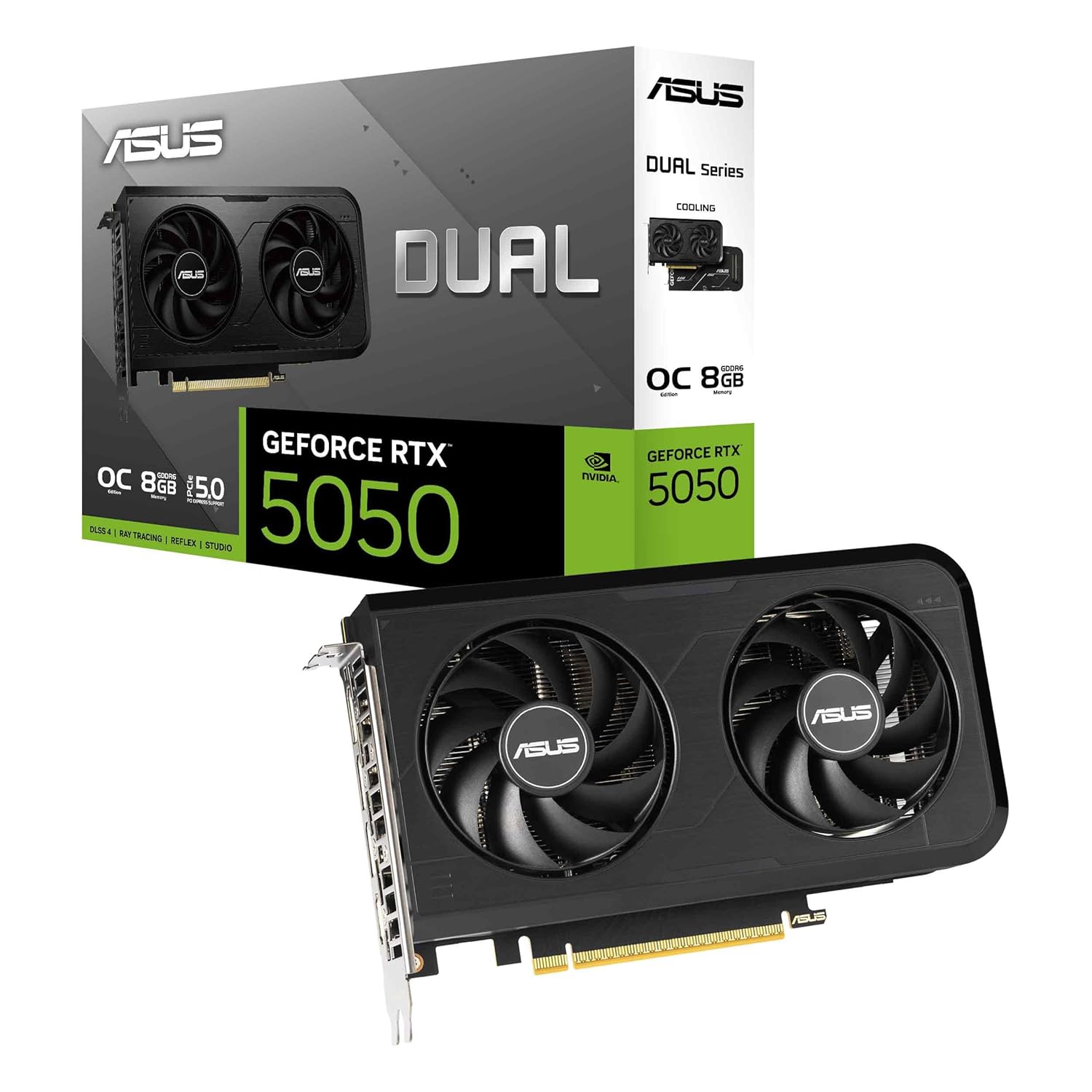 ASUS Dual GeForce RTX 5050 8GB GDDR6 OC Edition