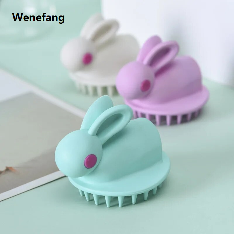 Wenefang Baby Bath Brush Scalp Hair Massager Head Body Scalp Massage Brush Comb Hair Washing Comb Shower Brush Bath Spa Massage Brush
