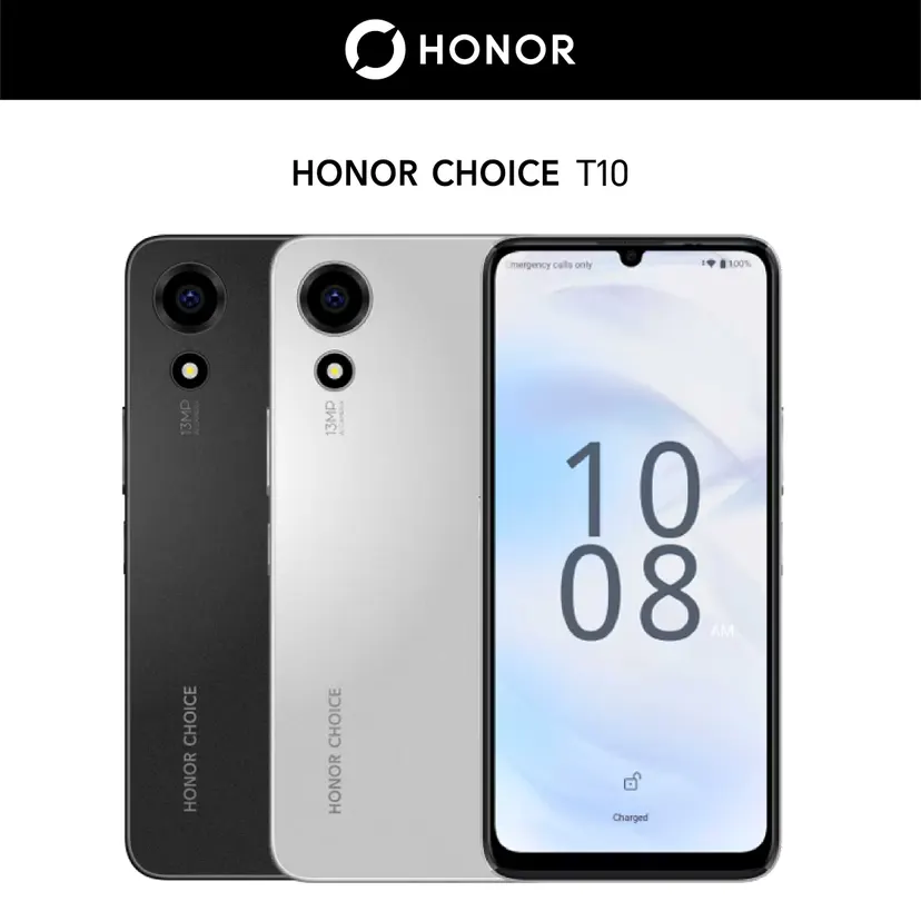 Honor Choice T10 | Dual-SIM (Nano), 4G, Wi-Fi 5, Bluetooth 5.0, USB-C | 5000 mAh Long Lasting Battery |