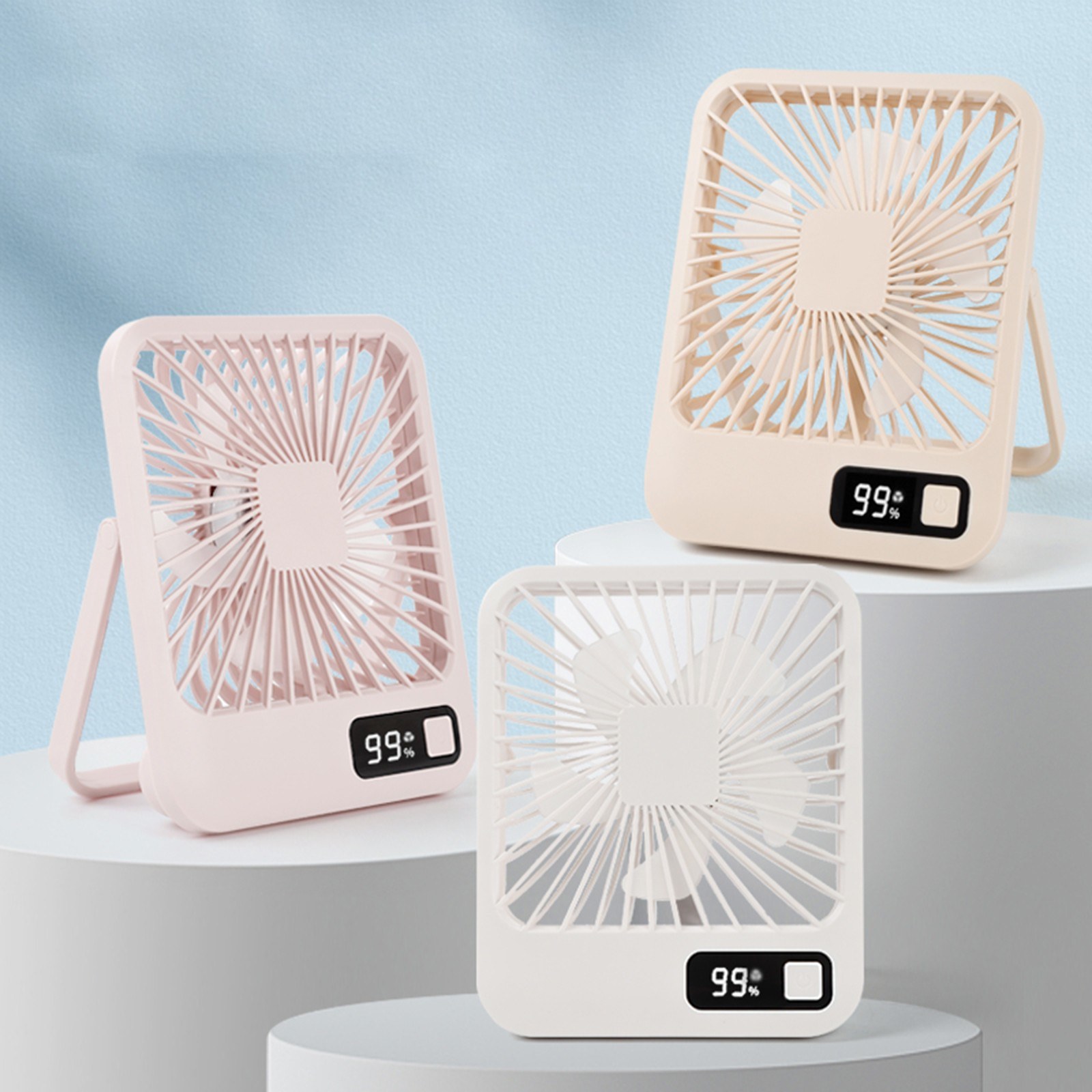 Q3 Desk Portable 5 Wind Speeds Adjustable Electric Cooling Fan