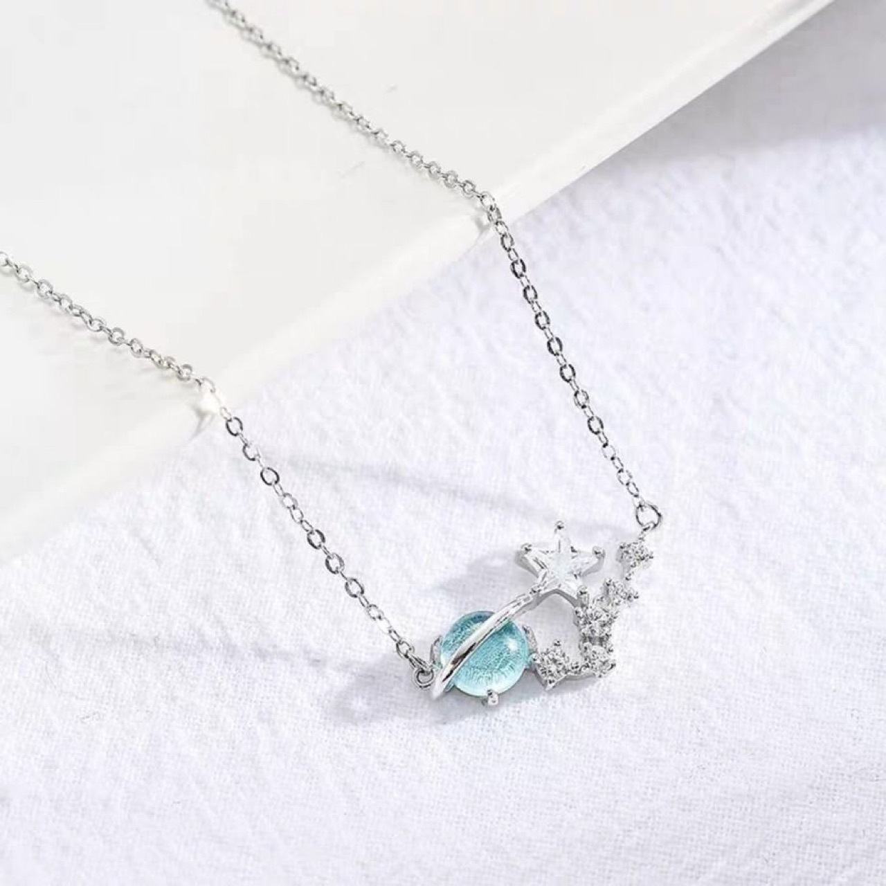 【New Arrivals】Star Moon Bracelet Necklace Big Dipper Bracelet Women's Japanese and Korean Creative Simple Personality Student Girlfriend Chain Diamond Geometry