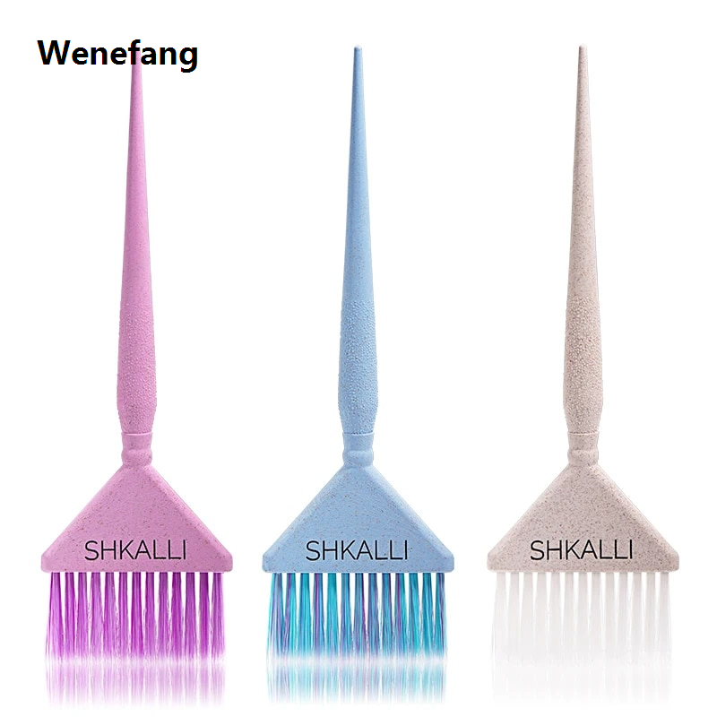 Wenefang SHKALLI Hair dye tools Professional salon tint brush widened soft bristles hair brush
