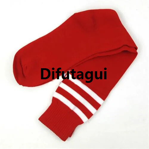 Difutagui 2025 New Socks soccer print stripes fashion ladies men's soccer Profesional soccer socks knee high sports socks over knee length