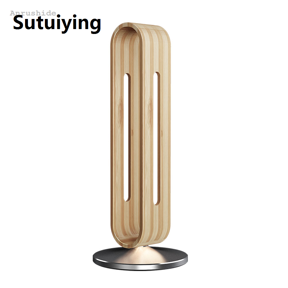 Sutuiying Bargain price Anrushide Bamboo Wood Headphone Stand Desktop Gaming Headset Stand Fashion Creative Table Earphone Artistic Display Rack Bracket