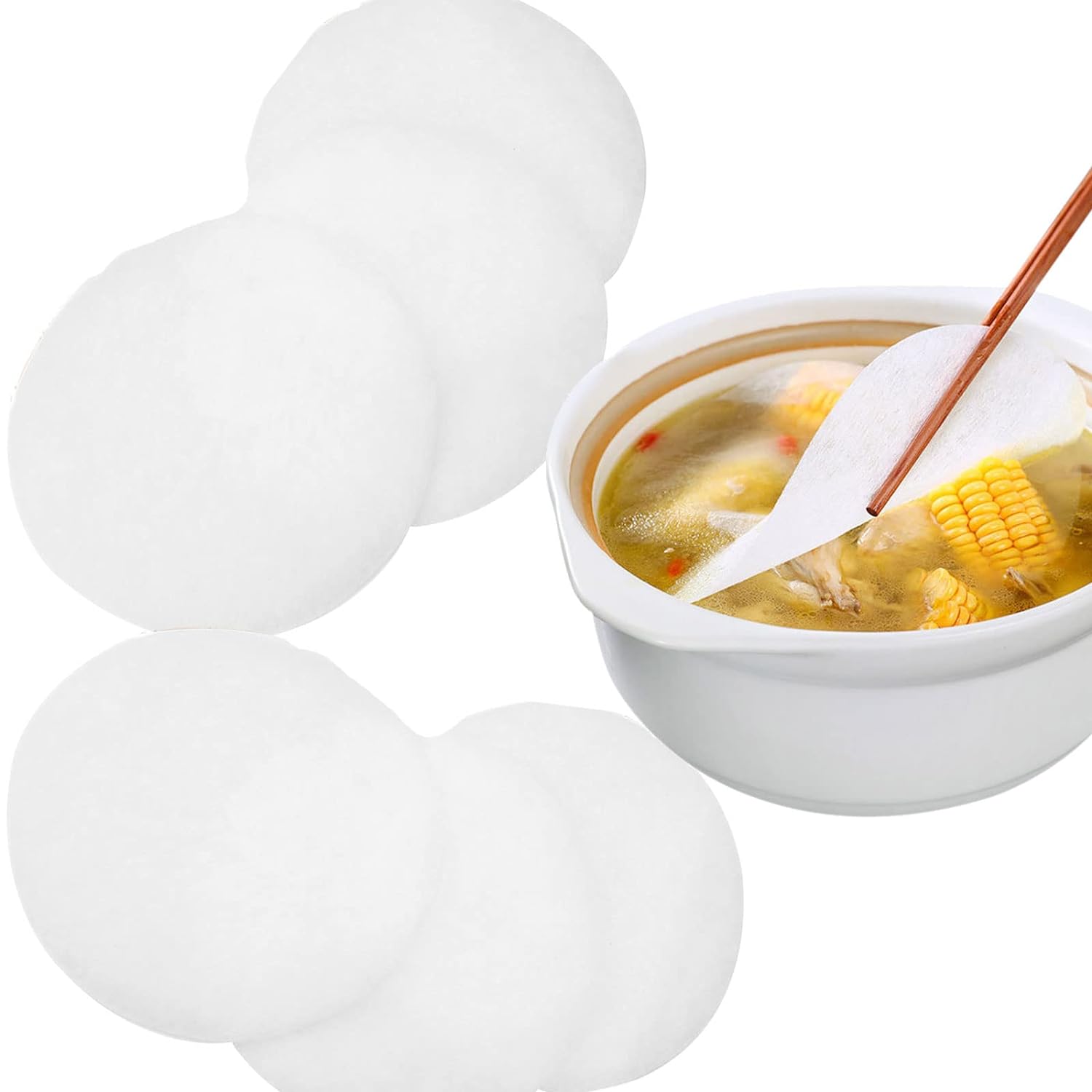 12 Sheets Greasy Edible Oil-Absorbing Film for Quickly Absorb and Removes Fats