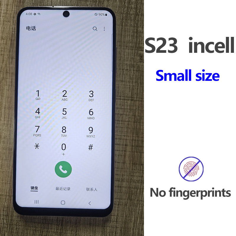 HOT Frontal S23 TFT For Samsung Galaxy S23 LCD with Frame Display Touch Screen Digitizer S911 S911B S911U incell Replacement NEW