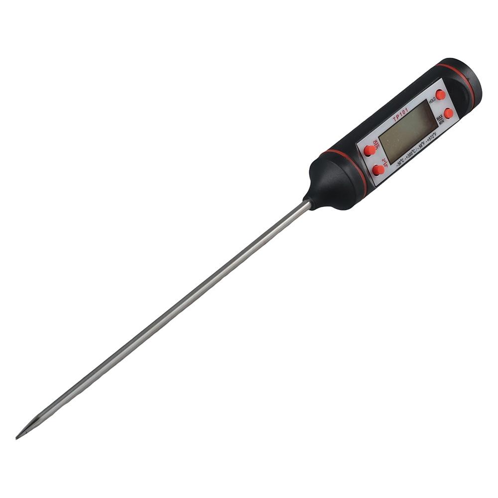 Stainless Steel Probe -50℃~300℃（-58℉~+572℉） Kitchen Food Thermometer Instant Read Mini Temperature Meter Digital Thermometer Kitchen Cooking BBQ