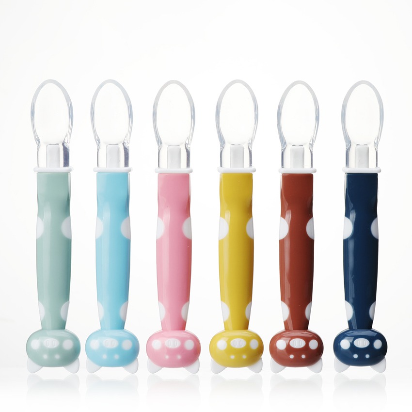 1pc Baby Silicone Feeding Spoon Mumlove