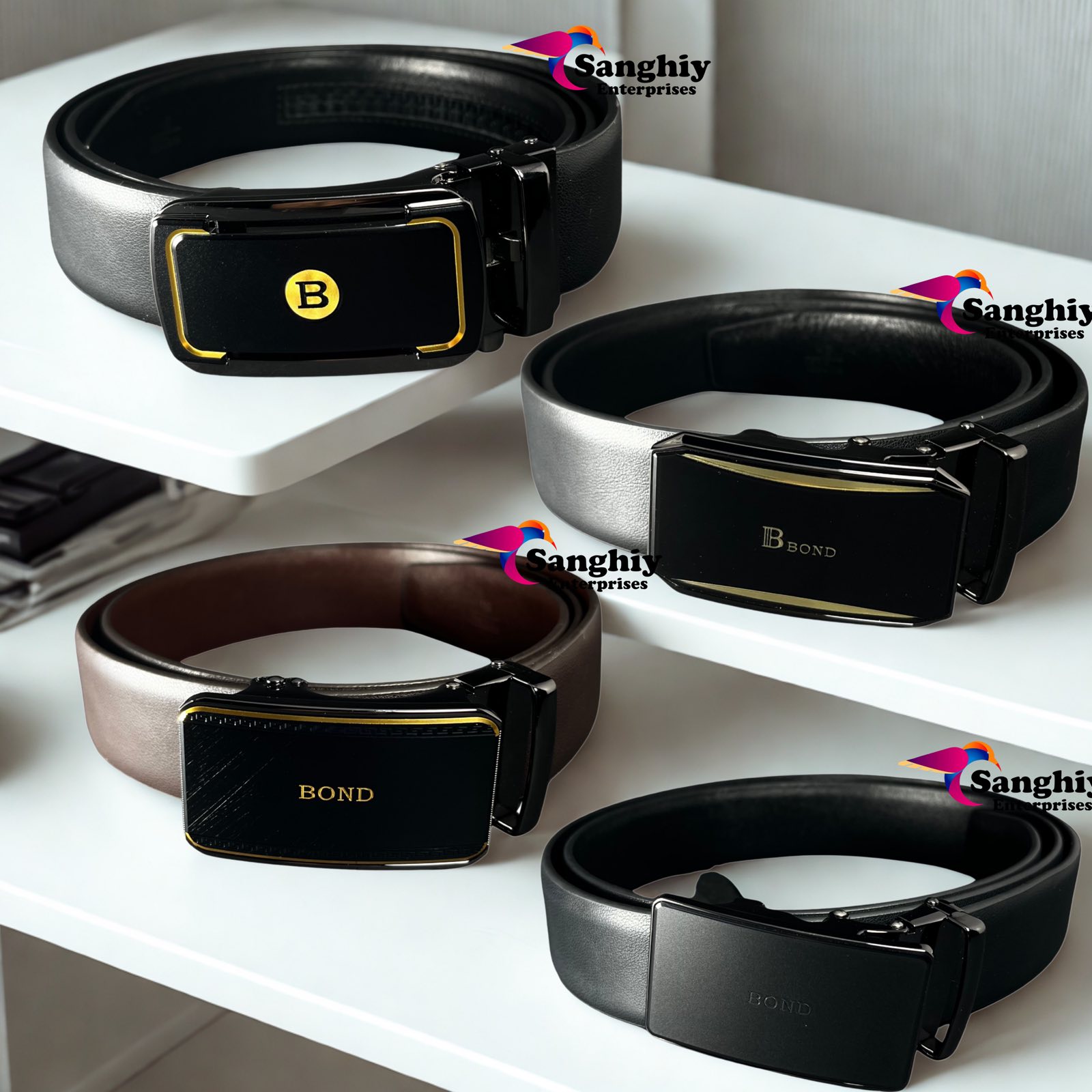 Bond Korean Premium Quality Belt For Men/Auto Lock/Easy To Use