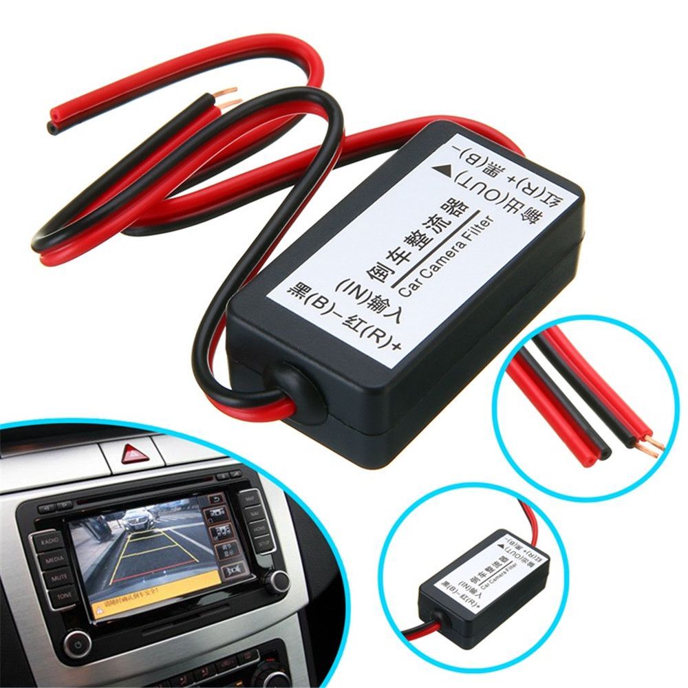 Reversing Splash Screen Rear View Camera Filter Ballasts Backup Camera Rectifier Filter Connector Auto Car Camera Filter