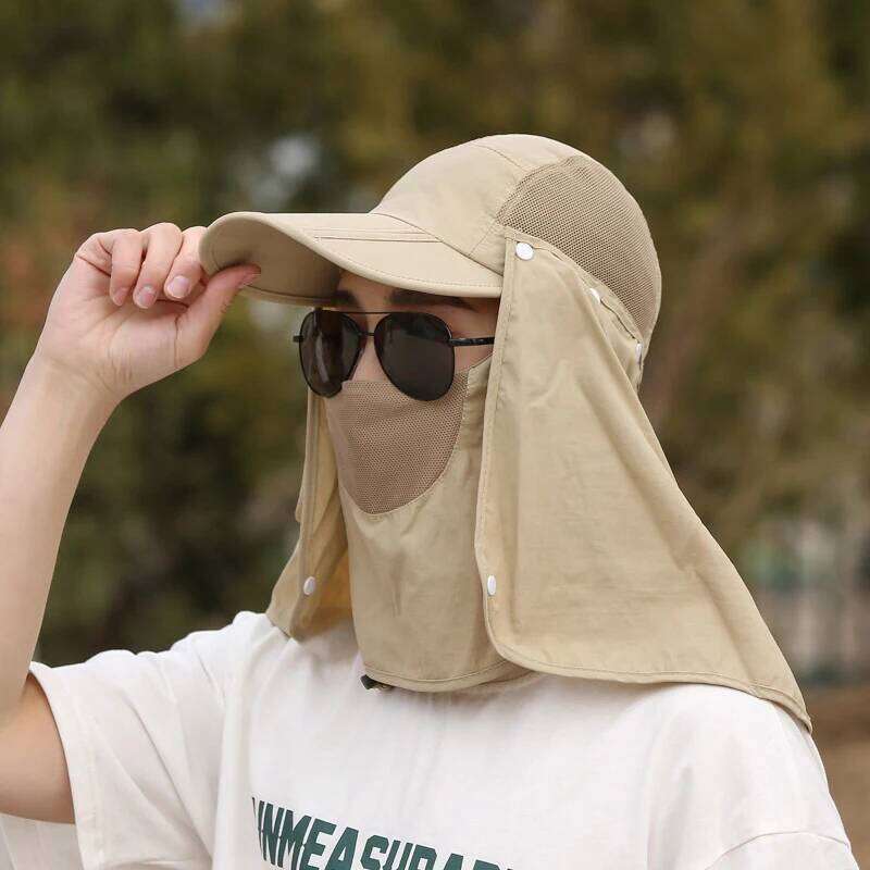 Camping Casual Cap Adjustable Outdoor Fishing Sunscreen Protection Breathable Sunshade Foldable Men Women Hiking Hat