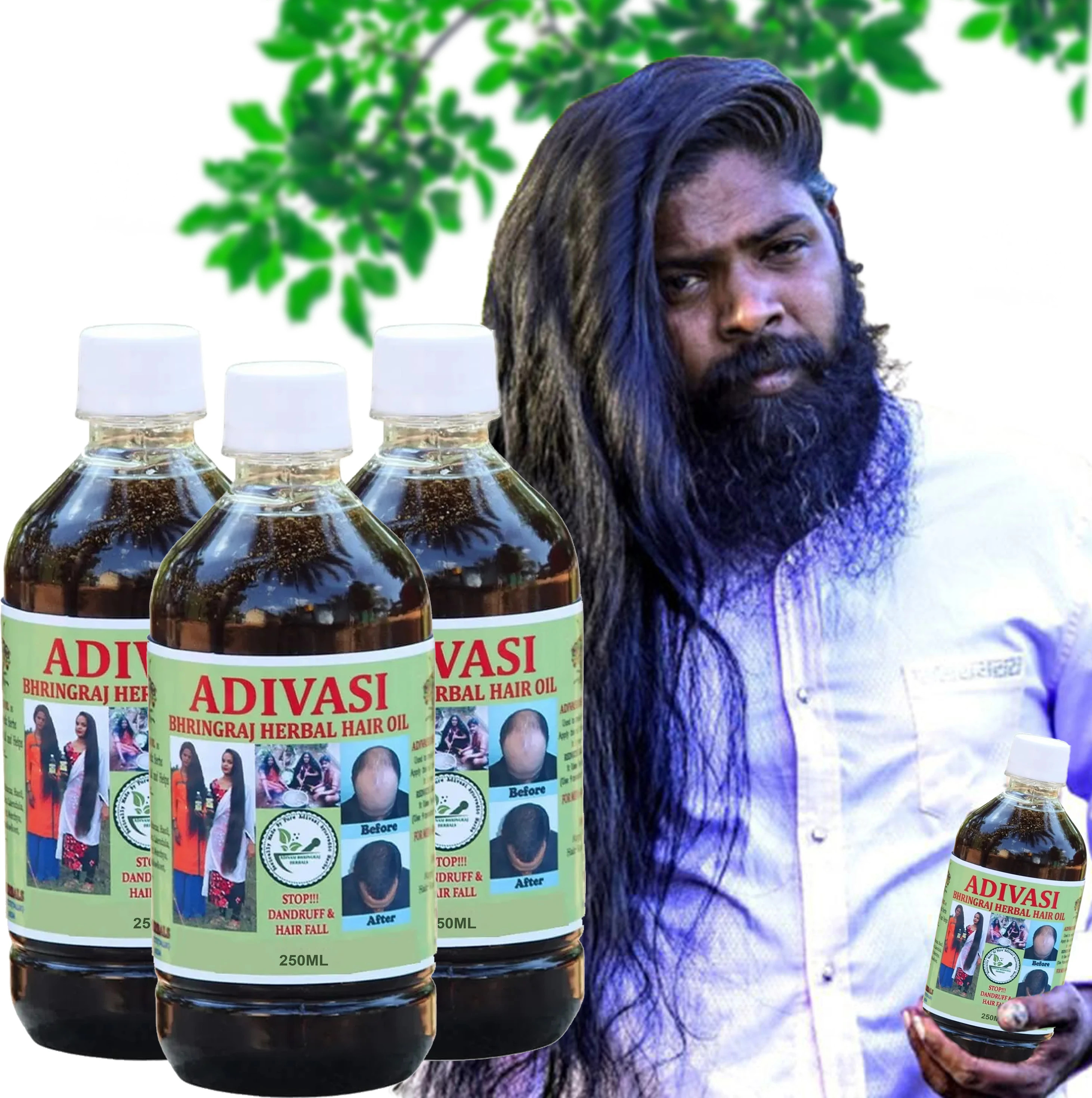 Adivasi Vishavabhri Fast Hair Growth and Dandruff Control Hair Oil (250 ml)