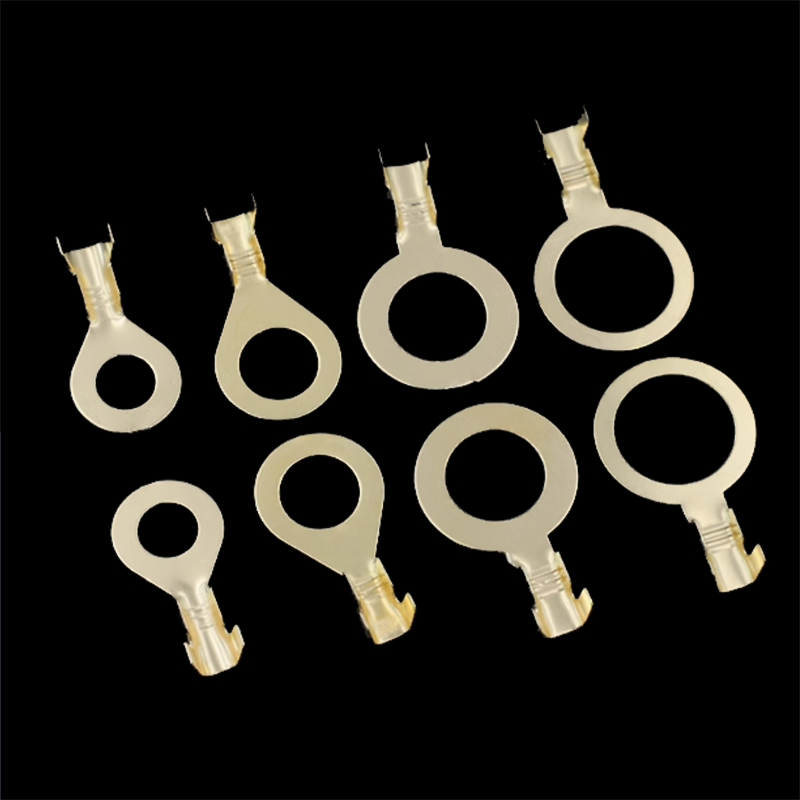 Sutuiying 150pcs/set Round Terminal Block DJ431 O-type Lugs Terminals Cold-Pressed Sales promotion Connector Copper Tab Wiring Nose Combination Set New