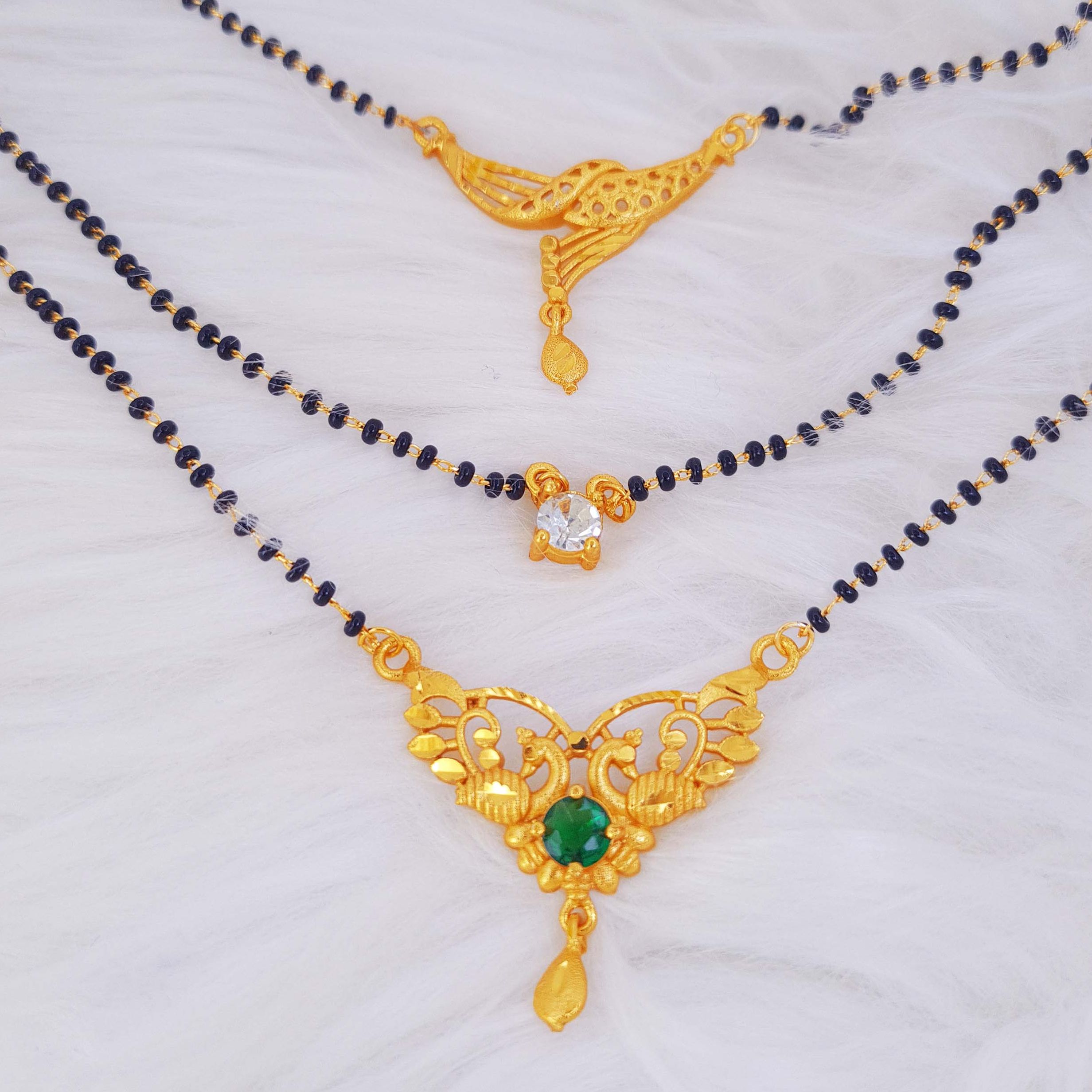 3 in1 Mangalsutra Set 3 Different Design Mangalsutra Combo Set| Short Mangalsutra With 3 Different Design Mangalsutra New Design Mangalsutra Design Engagement Mangalsutra For Married Women Nepali Mangalsutra Indian Mangalsutra Combo Set Bridal Mangalsutra
