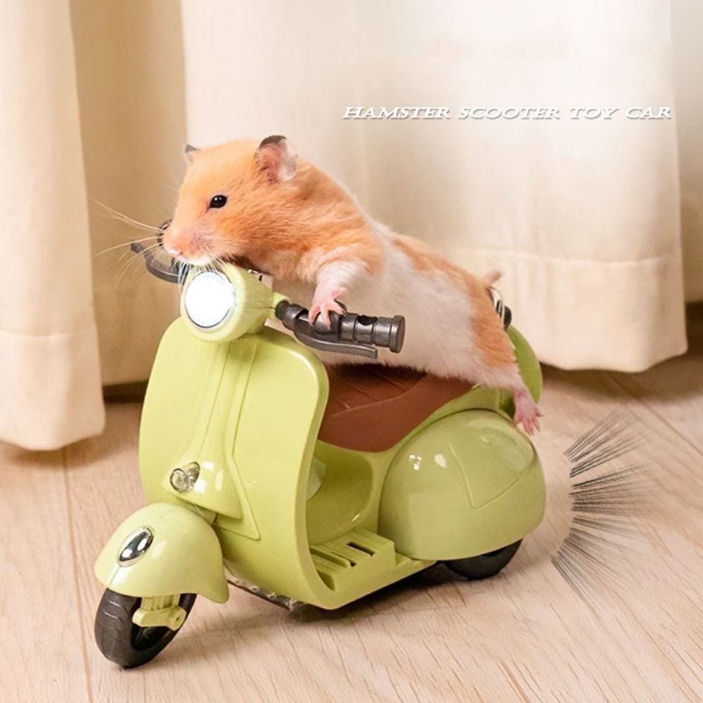 Cute Electric Motor Mini Electric Motorcycle Retro Style Dazzling Design Spin Toy Motor Mini Size Doll Toy Children's Toy