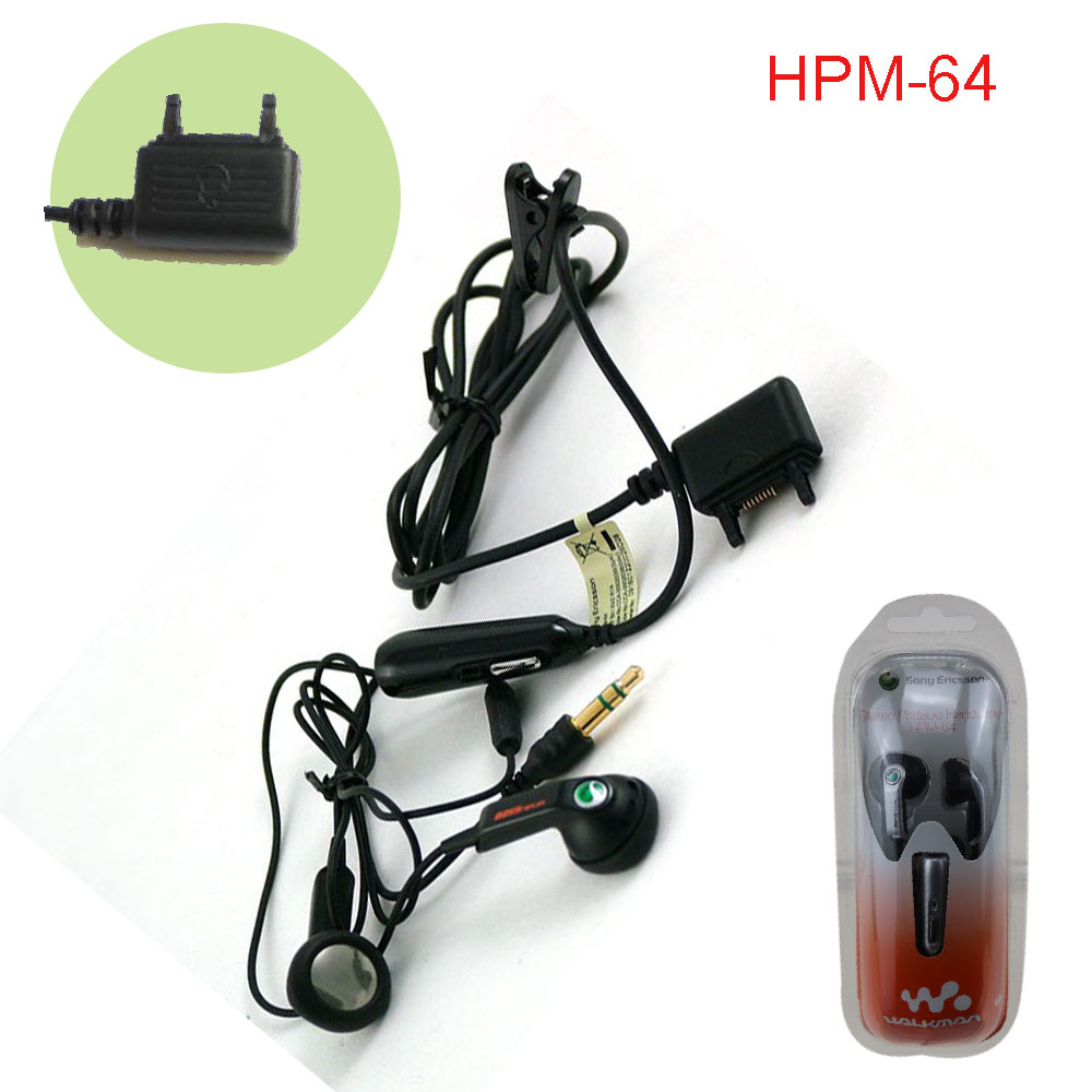 SONY Ericsson Stereo Portable Handsfree Hpm-64 For T650, W610, W580, W350