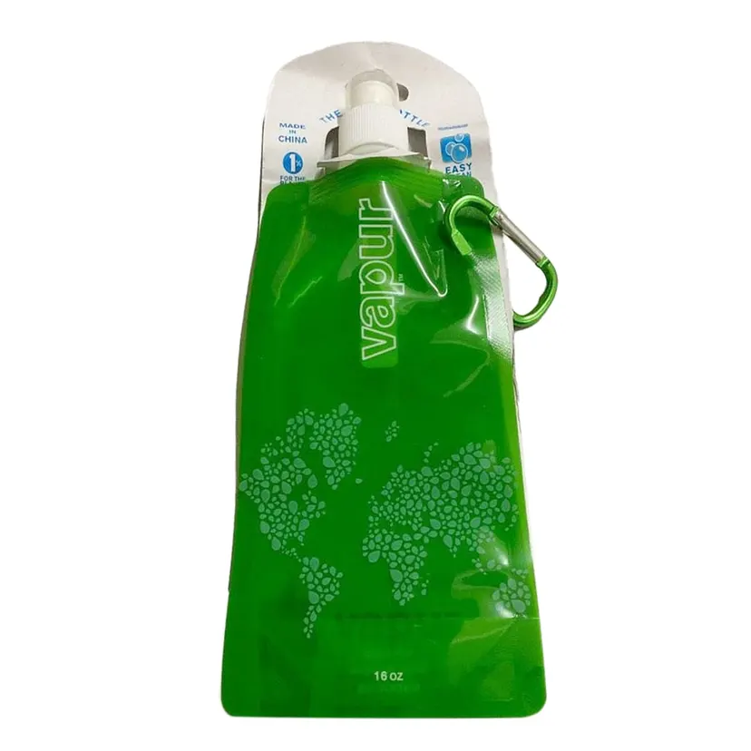 480Ml Plastic Foldable water Bottle With Keyring